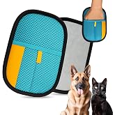 Uproot Clean Reusable Electrostatic Pet Hair Remover Glove for Any Fabric | Pet Hair Removal Glove - Cleans Furniture, Clothes &amp; Car Upholstery, Lifts Fur From Any Fabric, and Even Works on Cats &amp; Dogs