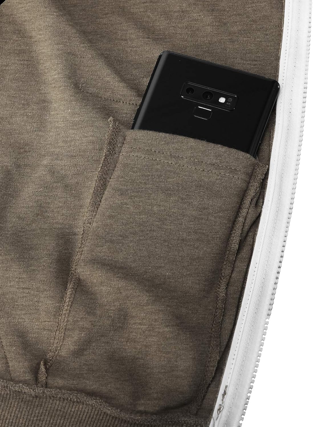 H2H Mens Casual Zip up Hoodie Jacket Double Cotton Lightweight Hooded at  Men’s Clothing store