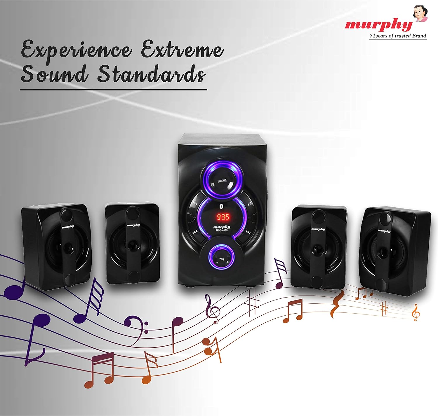 4.1 home theater bluetooth speaker system