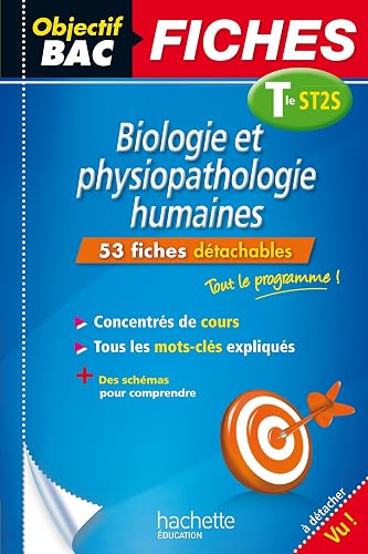Download Objectif Bac Fiches détachables Biologie et physiopathologie humaines 1ère et Term ST2S PDF