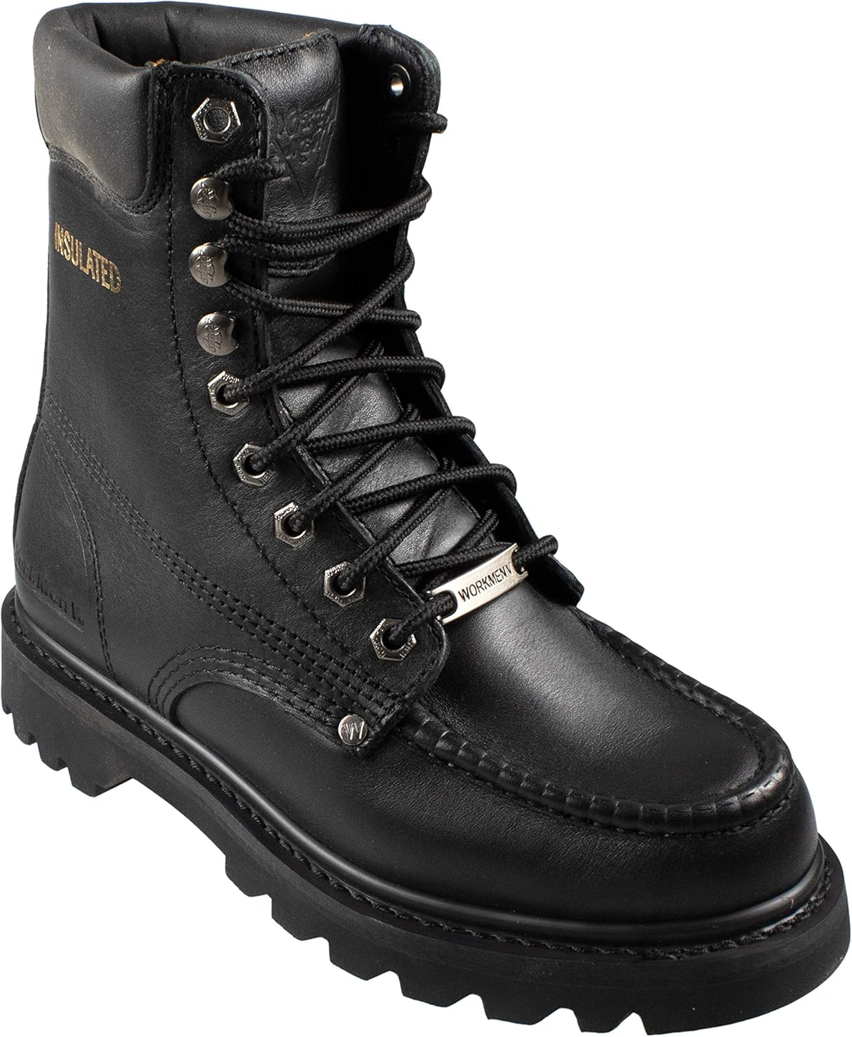 Amazon.com | Men's Work Boots Workmen-V 999 Color Black Heavy Duty ...