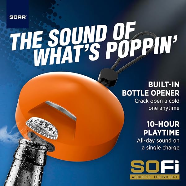 SOAR NFL BLUETOOTH BOTTLE OPENER SPEAKER, TENNESSEE TITANS