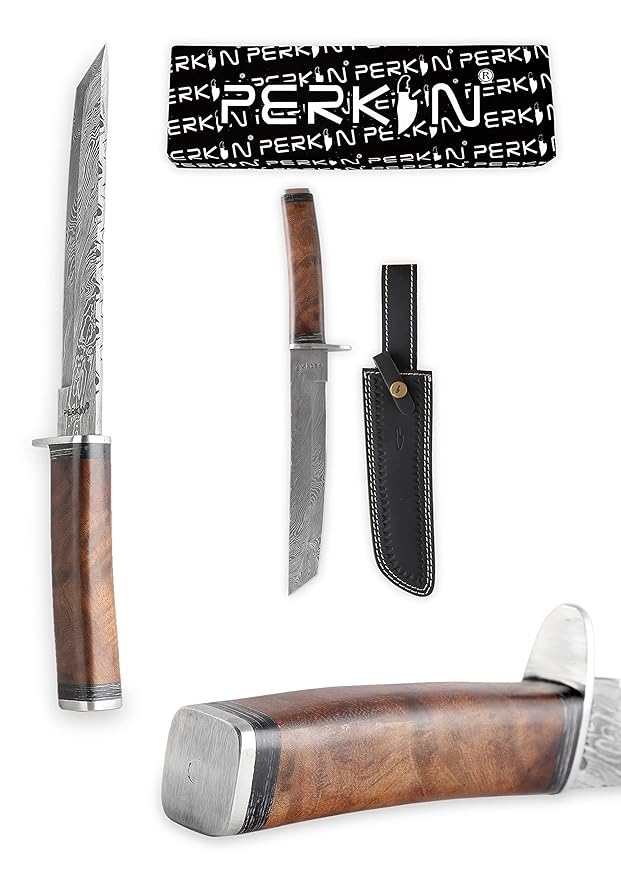 Benutzerdefinierte handgemachte damast Jagdmesser , beide Klinge