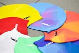 Maru Silicone Swim Cap Orange Shades One Size Fits All Adults Kids view 4