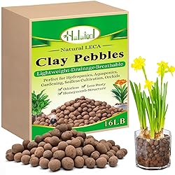 Halatool 16LB Organic Clay Pebbles 4mm-16mm Leca