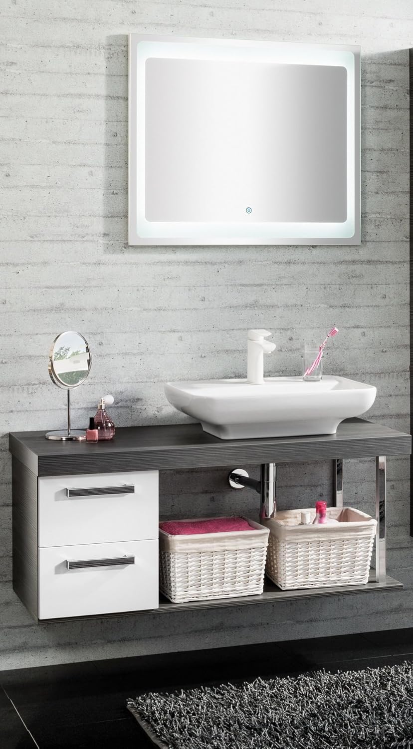 Badmobel Set Fackelmann Hype 2 0 Waschbeckenunterschrank Waschbecken Spiegel Gunstig Bestellen