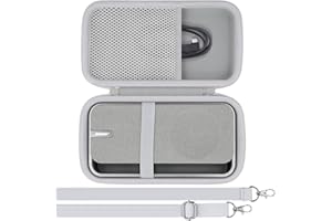 for Bose SoundLink Home Bluetooth Speaker Hard Protective Case, Portable Travel Case Replacement (Silver White Case) - co2CREA