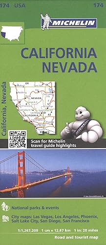 Download Michelin USA California, Nevada Map 174 PDF