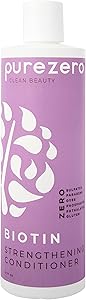 Purezero Biotin Conditioner - 12 Fl Ounces - Anti Thinning Formula - Volumizing, Thicker, Fuller Hair - Zero Sulfates, Parabe
