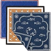 The Peacock Crew Designer Bandanas Packs 22x22 Inch &ndash; Cotton Handkerchiefs &ndash; Variety Set for Men &amp; Women