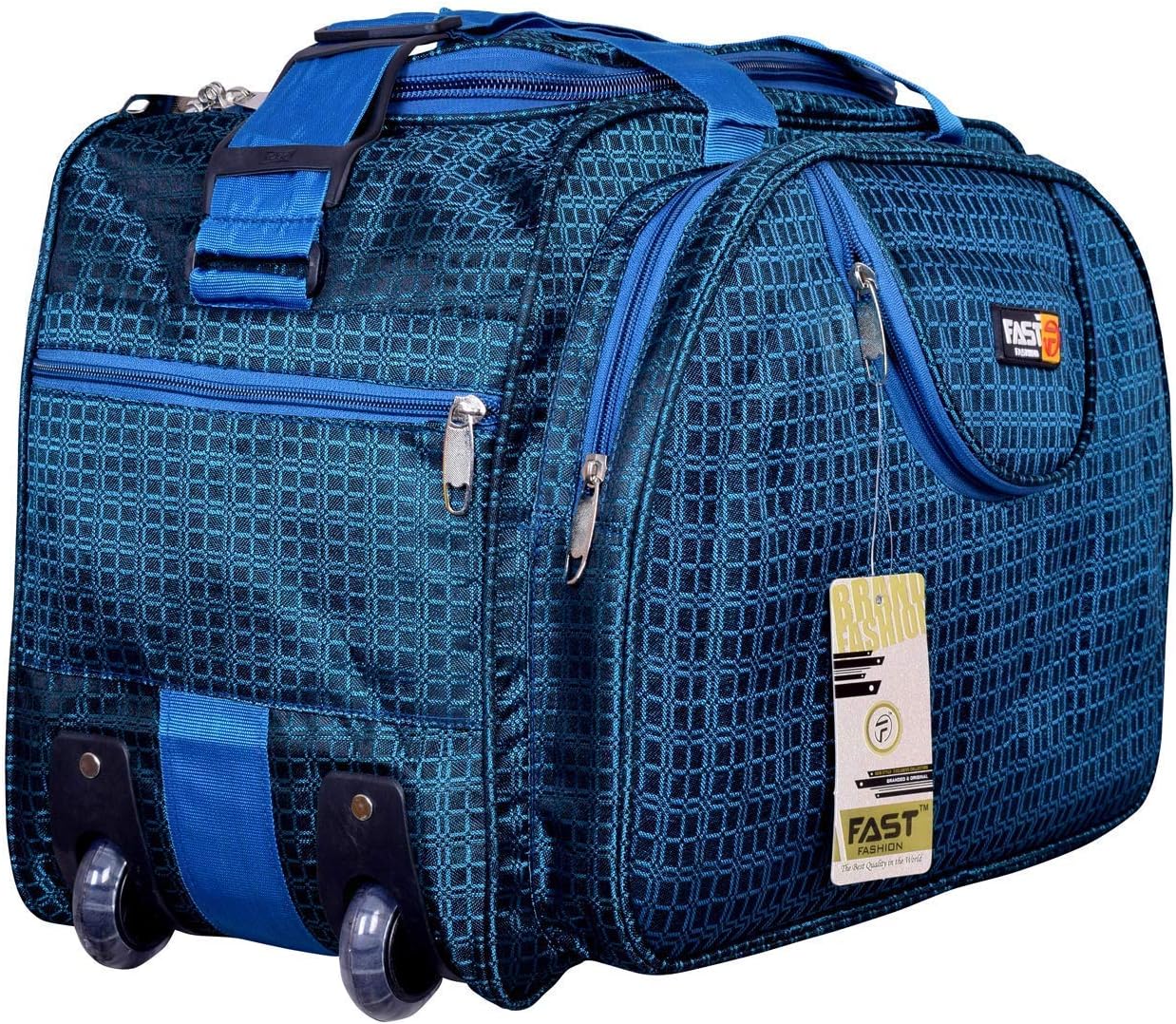 Fabric Travel Duffle (FBBP39_Blue)