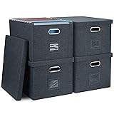 Graciadeco File Organizer Box, Collapsible Storage