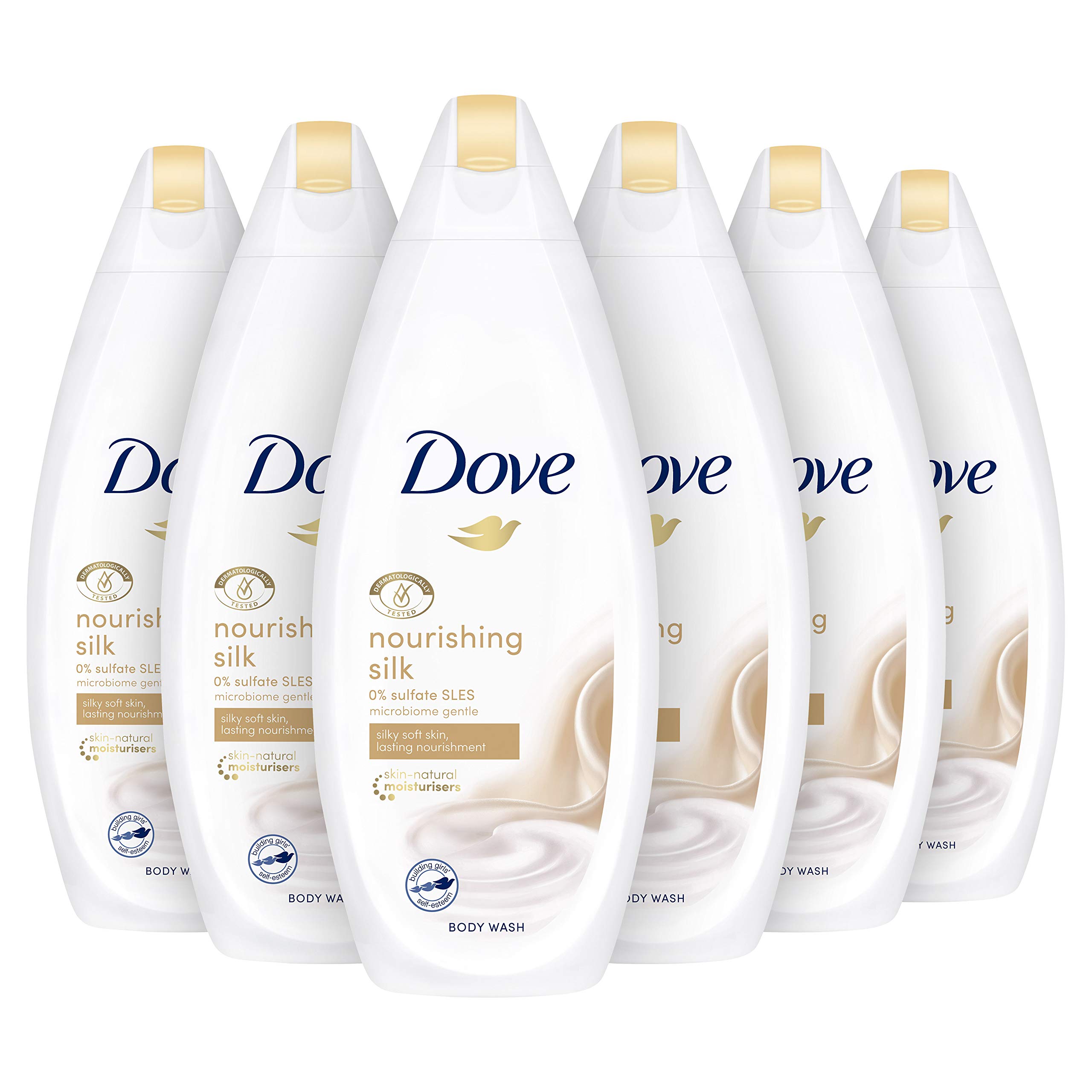 Dove Silk Glow Moisturising Shower Gel 225ml - Pack of 6