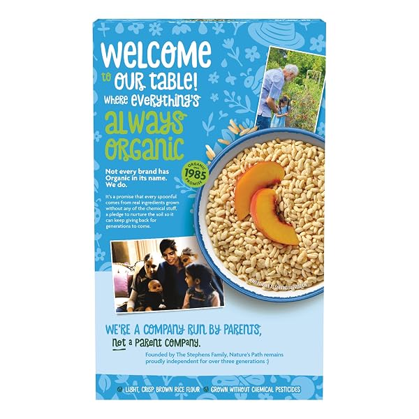 NATURE’S PATH ORGANIC CRISPY RICE CEREAL, 10 OZ (PACK OF 1), GLUTEN FREE, NON-GMO