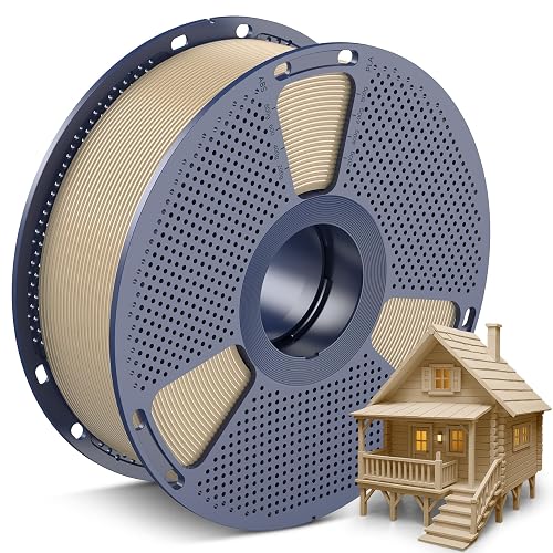 SUNLU PLA 3D Printer Filament PLA Filament 1.75mm, Neatly Wound 3D Printing Filament 1.75mm, Dimensional Accuracy +/- 0.02 mm, Fit Most FDM 3D Printers, 1kg Spool(2.2lbs), PLA Oak