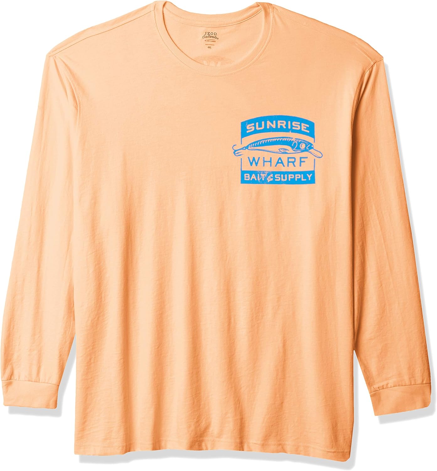 Izod Mens Big and Tall Saltwater Long Sleeve Graphic TShirt Amazon.ca