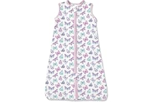 TotAha Light Sleep Sack, Stretchy, Soft, Cozy Wearable Blanket Sleep Bag with 2-Way Safe Zippers for 0-6-12-24 Months 0.5 TOG