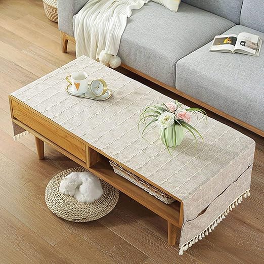 Mesa De Café Manteles,Moderna Simple Mantel De Mesa,Algodón Y Lino