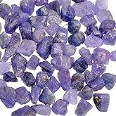 GEMKORA 4-6pcs, 50 carats, Natural Raw Tanzanite Stone, Rough Gemstone and Crystals, Wholesale Lot, Raw Crystals, Rock Stones, Jewelry Making Supplies, DIY & Crafts