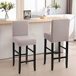 YISUN Waterproof Bar Stool Covers, Stretch Pub