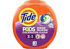 Tide PODS Laundry Detergent Soap Pods, Spring Meadow, 81 count