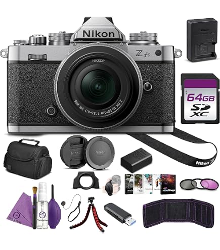 Amazon.com : Nikon Z fc 16-50mm Kit in Solid Black : Electronics