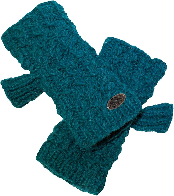 Turtle Fur Women's Nepal Mika Fingerless Mittens, Hand