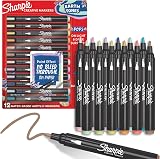 Sharpie Creative Marker Acrylic Paint Pens Earth Tones 12 Count Bullet Tip