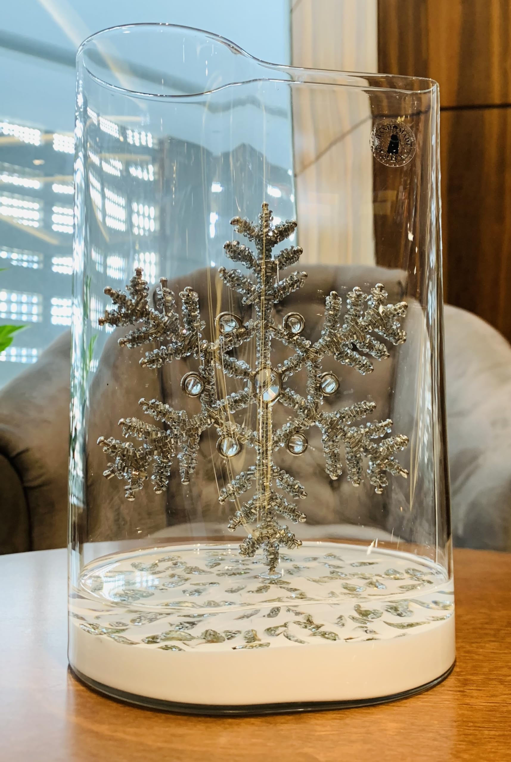 Floating Snowflake Christmas Decoration (Snowflake, Diamonds)