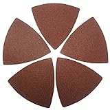 XXGO 60 Pcs 120 Grits Triangular 3-1/8 Inch 80mm