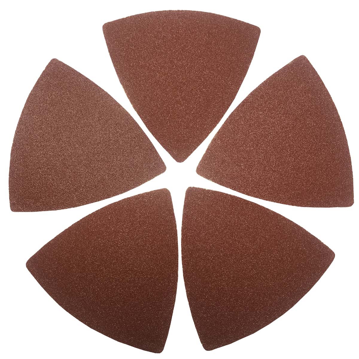 XXGO 60 Pcs 120 Grits Triangular 3-1/8 Inch 80mm