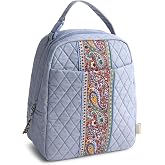 Premium Cotton Large Lunch Bag, Chambray, One Size