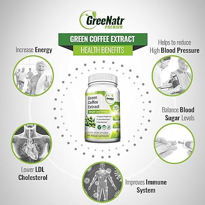 Buy Green Coffee Bean Extract 1000 Mg 50 Chlorogenic Acids Non Gmo Gluten Free Vegan Antioxidant Capsules Natural Weight Management And Blood Sugar Control Support 60 Veggie Caps As Seen On Tv