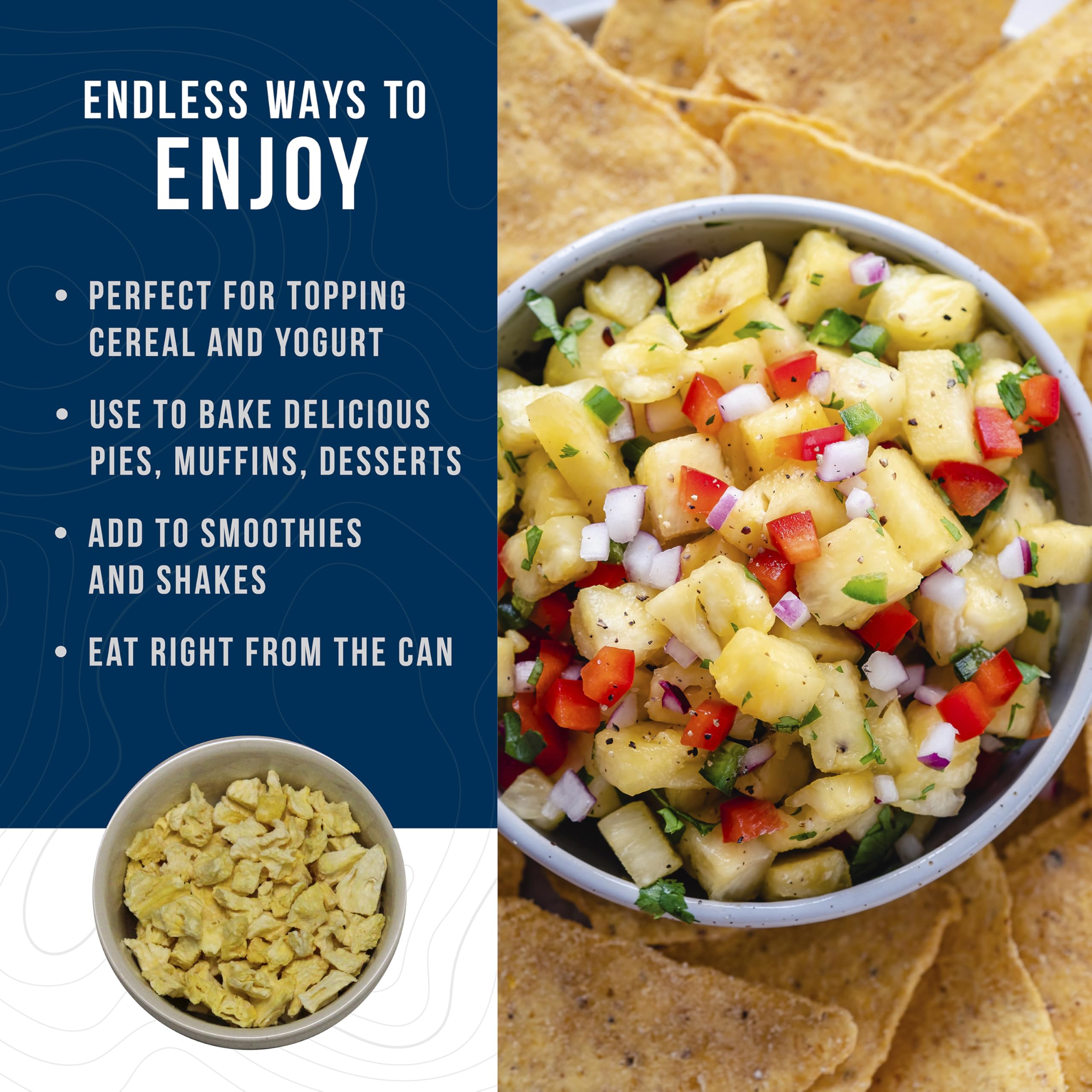 Mua Augason Farms Freeze Dried Pineapple Pieces Can, Emergency Food ...