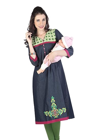 Women's Printed Nursing Kurti