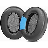 WH-XB910 Headset Ear Pads Ear Cushions Replacement Compatible with Sony WH-XB910N XB910N Extra Bass Noise Cancelling Headphones Protein Leather Earpads Black