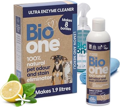 Bio One Pet Stain & Odour Remover Enzyme Cleaner 8x 250ml Bottles