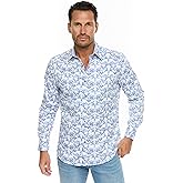 Robert Graham Mens Criswell Long Sleeve Woven Shirt