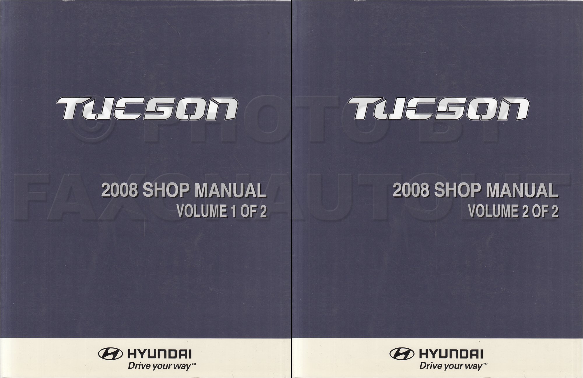 2008 Hyundai Tucson Service Repair Shop Manual SET FACTORY OEM BRAND NEW  Paperback – 2008