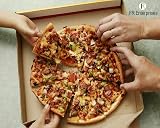 FR Enterprises Plain 7 Inch Pizza Boxes 20 Pcs Rear Vent Hole Lightweight view 5