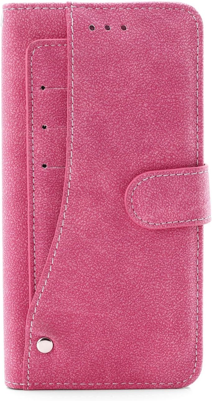 Cubix Flip Cover for Apple iPhone 7 Plus Apple iPhone 8 Plus Slide Out Pouch Leather Wallet Case Protective Back Cover…