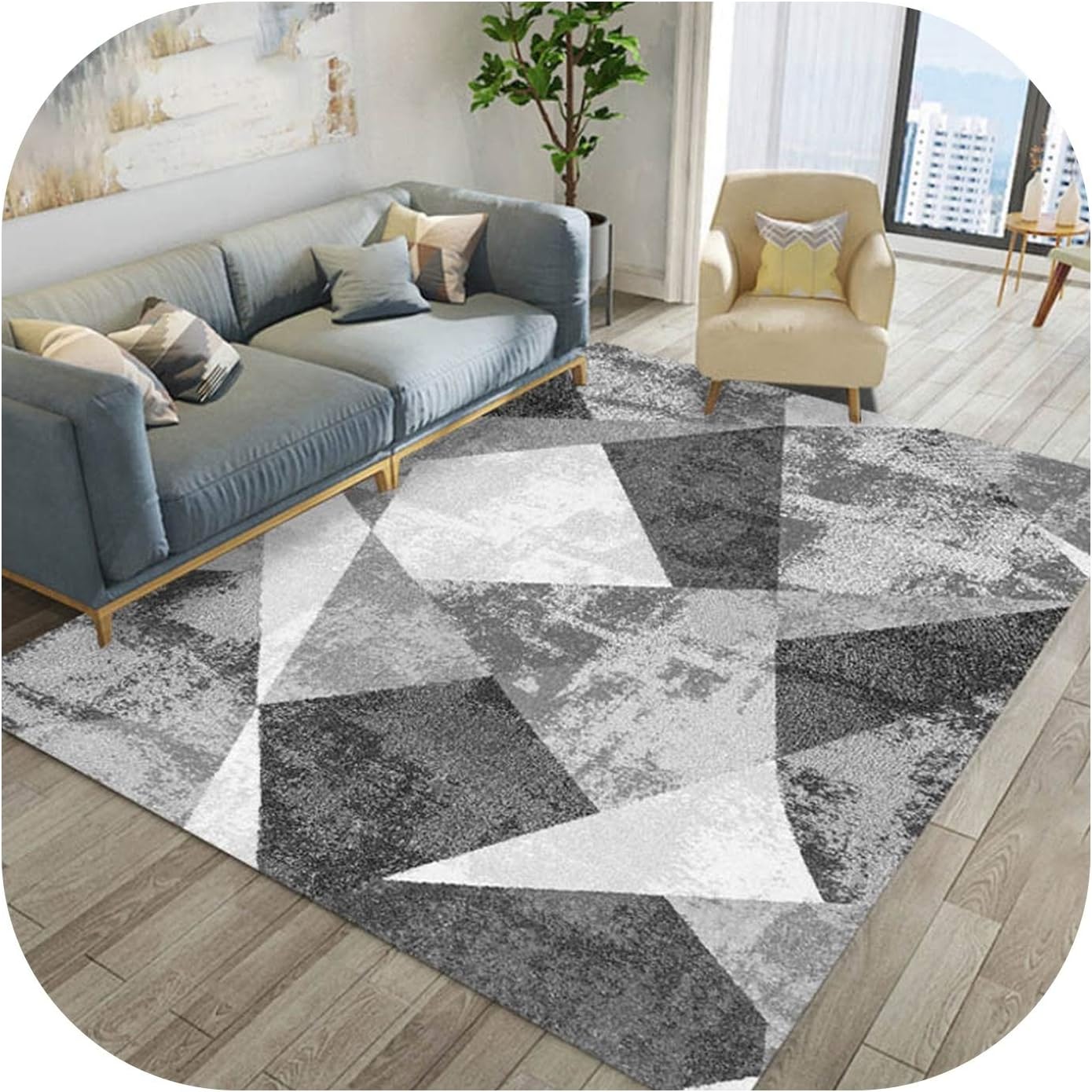 baixa Geometric Modern Carpets for Living Room Home Nordic Carpet Bedroom Bedside Blanket Area Rug Soft Study Room teppich Rugs Floor,5,180x280CM