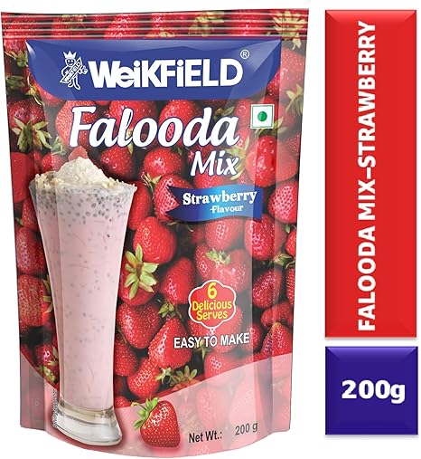 Weikfield Strawberry Falooda Mix, 200g