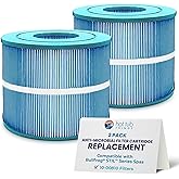 Hot Tub Things Spa Filter Cartridges – Compatible with Bullfrog® 10-00281, Pleatco PBF17 PBF17-M, Wellspring 18 Coreless – Hot Tub Filters for Swim and Inflatable Spas, Jacuzzi, SaluSpa - 2-Pack