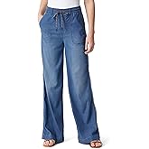 Gloria Vanderbilt Womens Soft Drape Drawstring Pull on Wide Leg Pant Standard