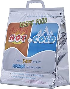 Superio Hot and Cold Reusable Insulated Bag Food Storage for Frozen Items & Hot Items Including Lunch Bags & Grocery Shopping Bags Reinforced Heavy Duty Refrigerated Totes (1, 13