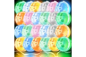 24 PCS Reusable Water Balloons with Led Light, Pool Beach Water Toys for Kids Ages 3-12, Magnetic Water Balloons for Summer F