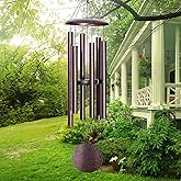 FDOCOI Wind Chimes for Outside Deep Tone,38'' Large Memorial Wind Chimes Outdoor, Wind Chime Gifts for Mom/Grandma,Christmas, Bronze