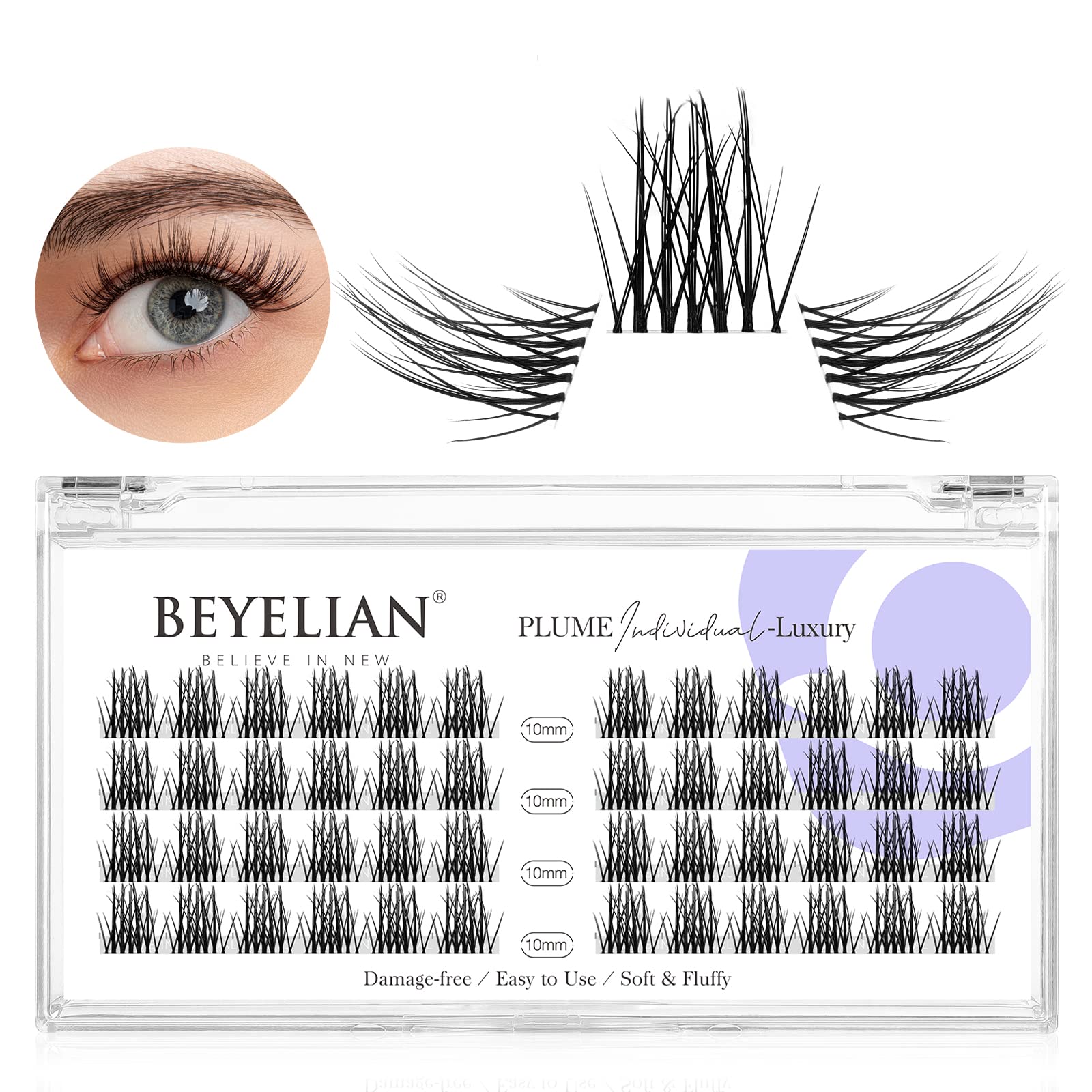 BEYELIAN DIY Eyelash Extension,Cluster Lashes