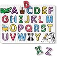 Melissa & Doug See-Inside Alphabet Wooden Peg Puzzle (26 pcs)